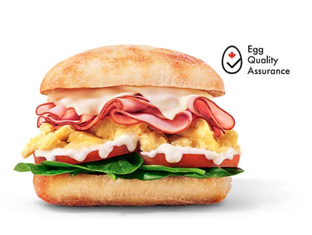 Subway Menu Canada 3 Ham & Egg